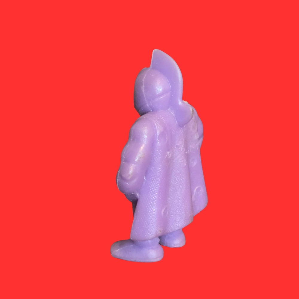 Vtg Kinnikuman MUSCLE Figure Purple Rubber Wrestling Toy Y/S N.T. 1980s 001 - Picture 5 of 9